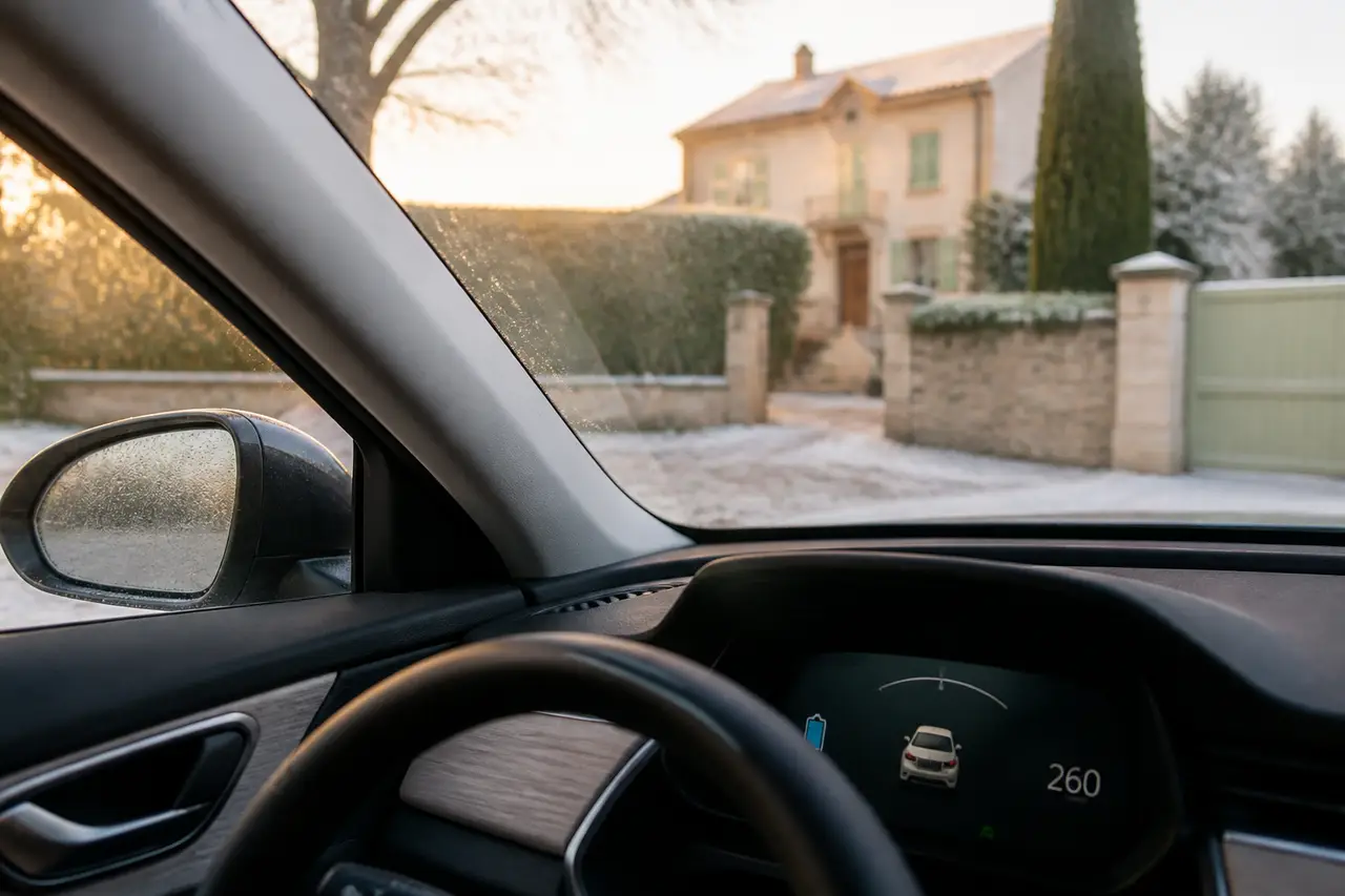 Pourquoi l'autonomie d'une voiture électrique baisse-t-elle en hiver ?