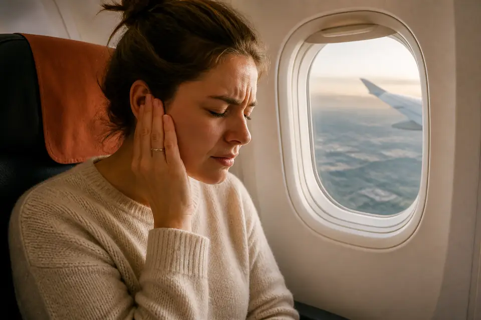 Pourquoi les oreilles se bouchent-elles en avion ?