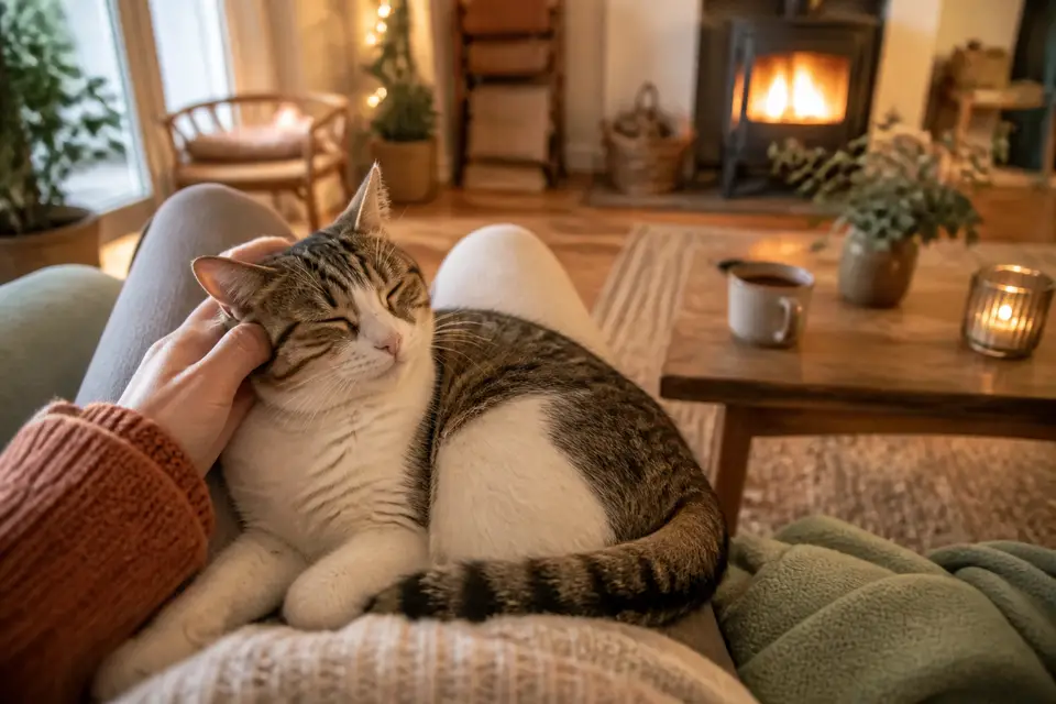 Pourquoi mon chat ronronne-t-il ?